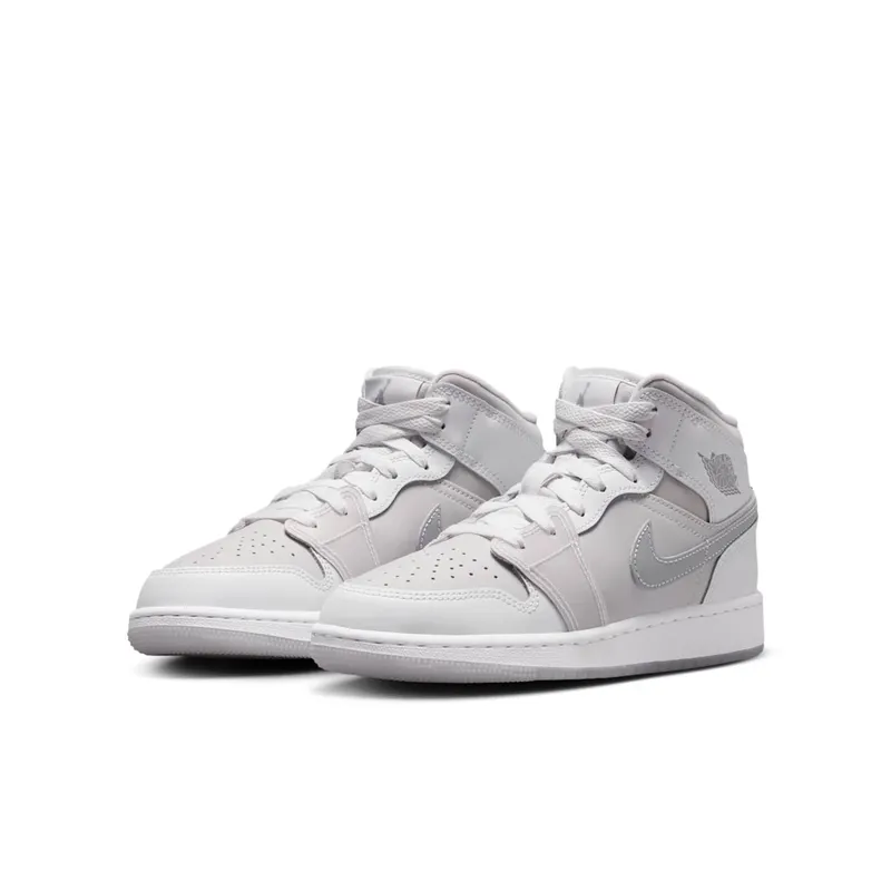 Jordan 1 Mid SE Summit White Metallic Silver (HQ3600-121)