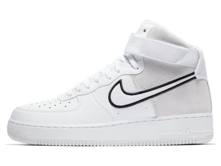 Nike Air Force 1 High White Vast Grey Black