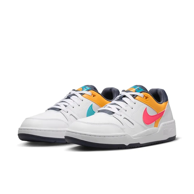 Nike Full Force Low White Thunder Blue Dusty Cactus Racer Pink (HF4846-100)