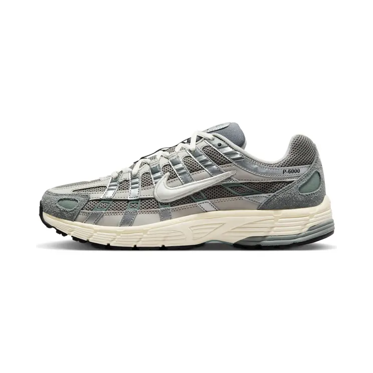 Nike P-6000 “Flat Pewter / Light Iron Ore / Metallic Silver / White” (FN7509-029)