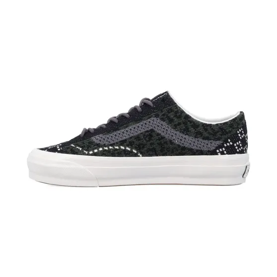 Vans Premium Old Skool low-top met patroon “Black” (VN000EFKEMU1EMU)
