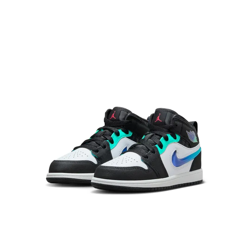 Jordan 1 Mid SE Formula 23 Pack Black White Hyper Jade (FQ8096-001)