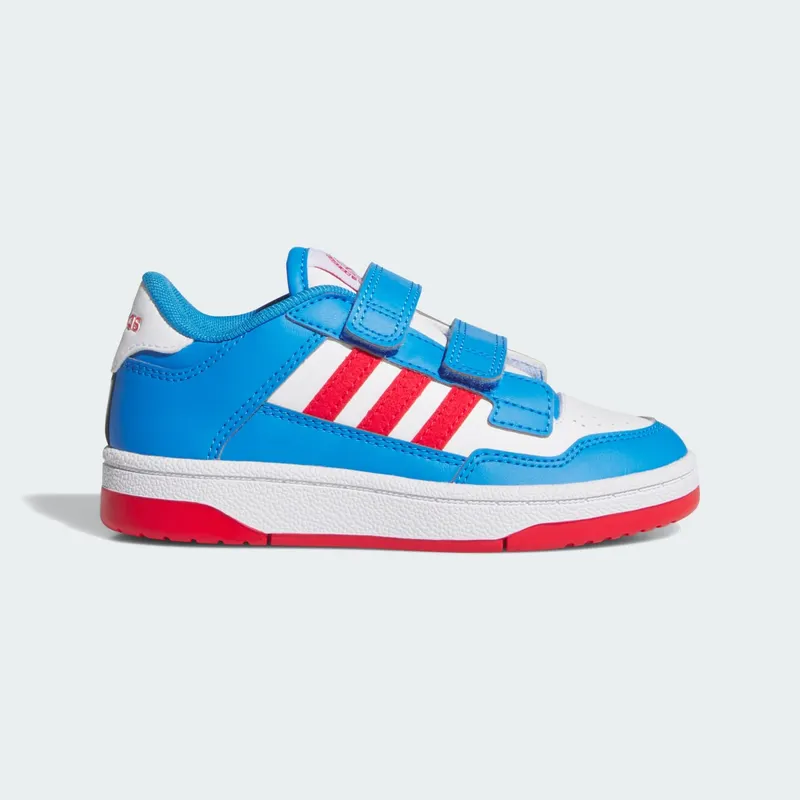Adidas Rapid Court Kids Lucid Ray Blue / Pure Ruby / Cloud White (JS4765)