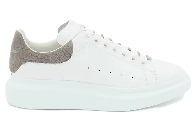Alexander McQueen Oversized Lead Croc Suede (625162WHZ4K9597)
