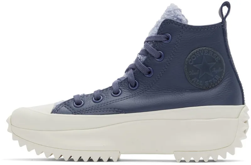 Converse Blue Leather Run Star Hike (172058C)
