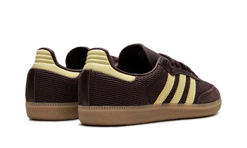 Adidas Samba OG “Shadow Brown Powder Yellow” (JR8167)