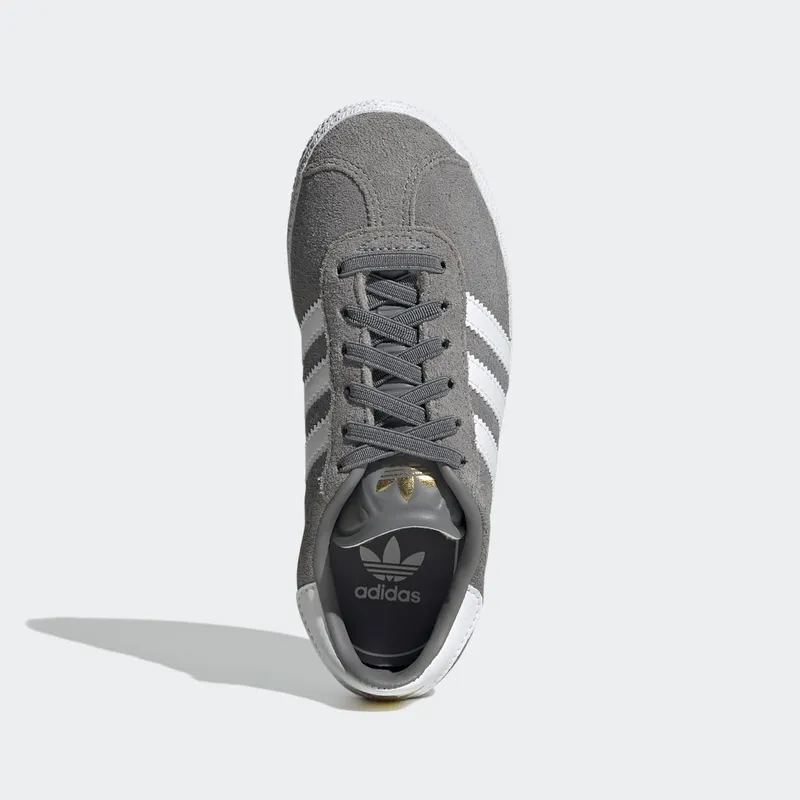 Adidas Gazelle Grey Three / Cloud White / Gold Metallic (HP5377)