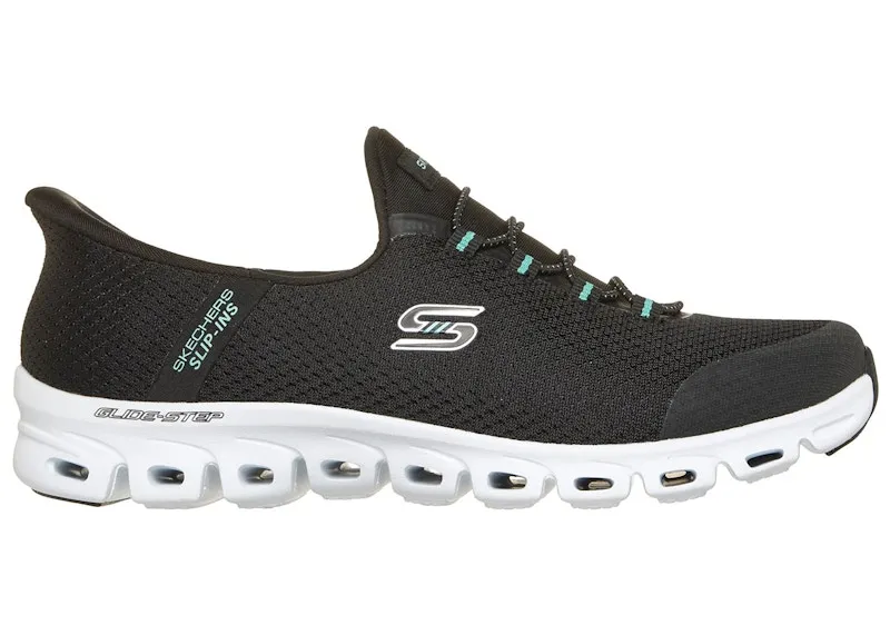Skechers Slip-ins Glide-Step Pursuit Black Turquoise (104547-BKTQ)