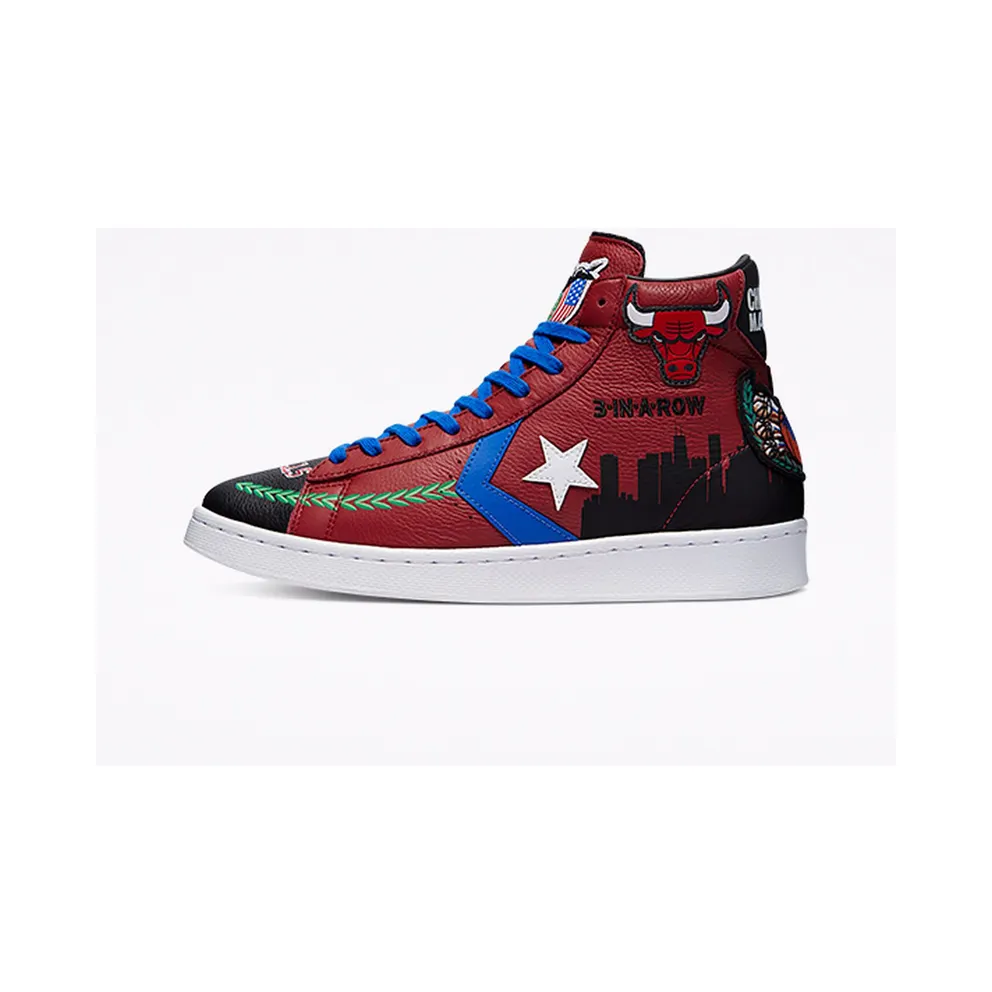 Converse x Chinatown Market “Chicago Bulls Championship Jacket” Pro Leather Hi (171241C)