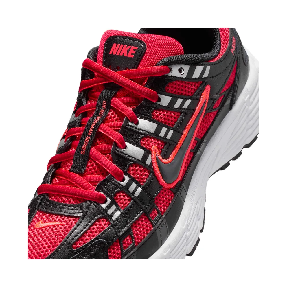Nike P-6000 GS “University Red Metallic Silver Dark Smoke Grey Black” (HV5064-601)