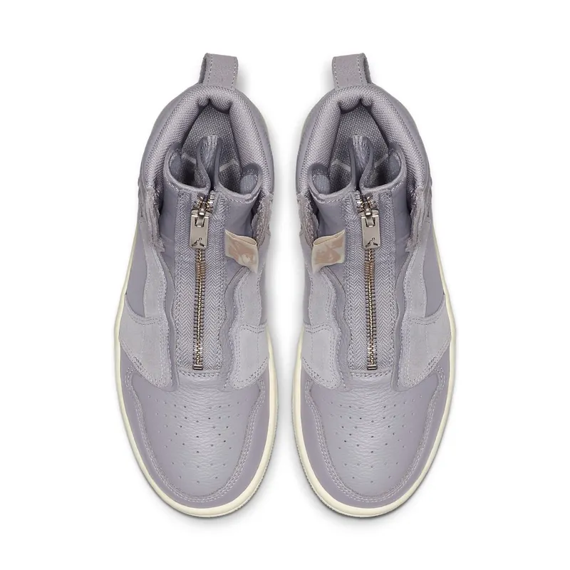 Jordan 1 Retro High Zip Atmosphere Grey (W) Atmosphere Grey/Desert Sand-Pale Ivory (AQ3742-002)