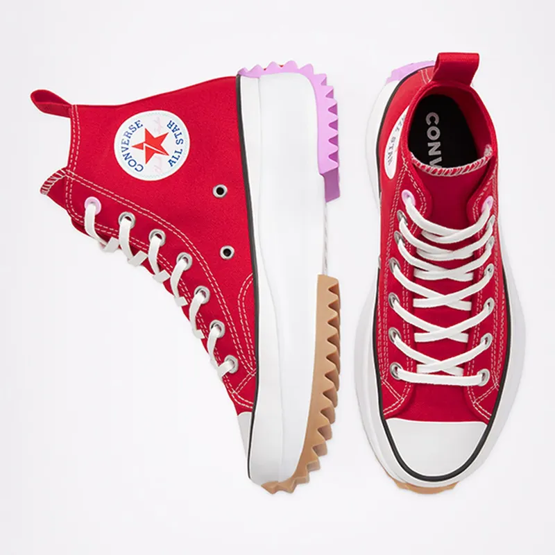 Converse Run Star Hike Hi University Red University Red/Peony Pink-White (167107C)