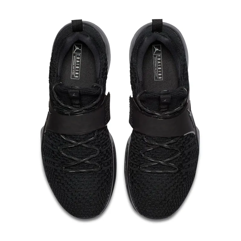 Jordan Trainer 2 Flyknit “Black / Metallic Silver” (921210-013)
