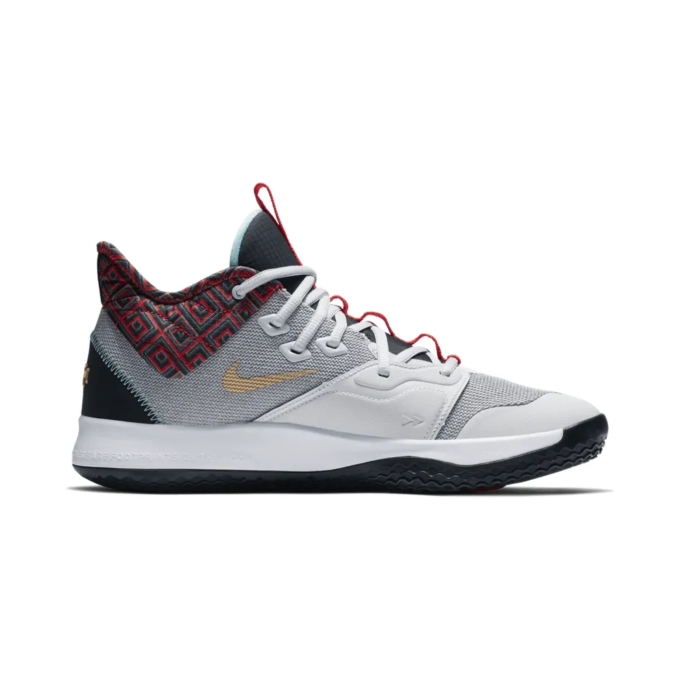 Nike PG 3 BHM (2019) Pure Platinum/Metallic Gold (BQ6242-007)