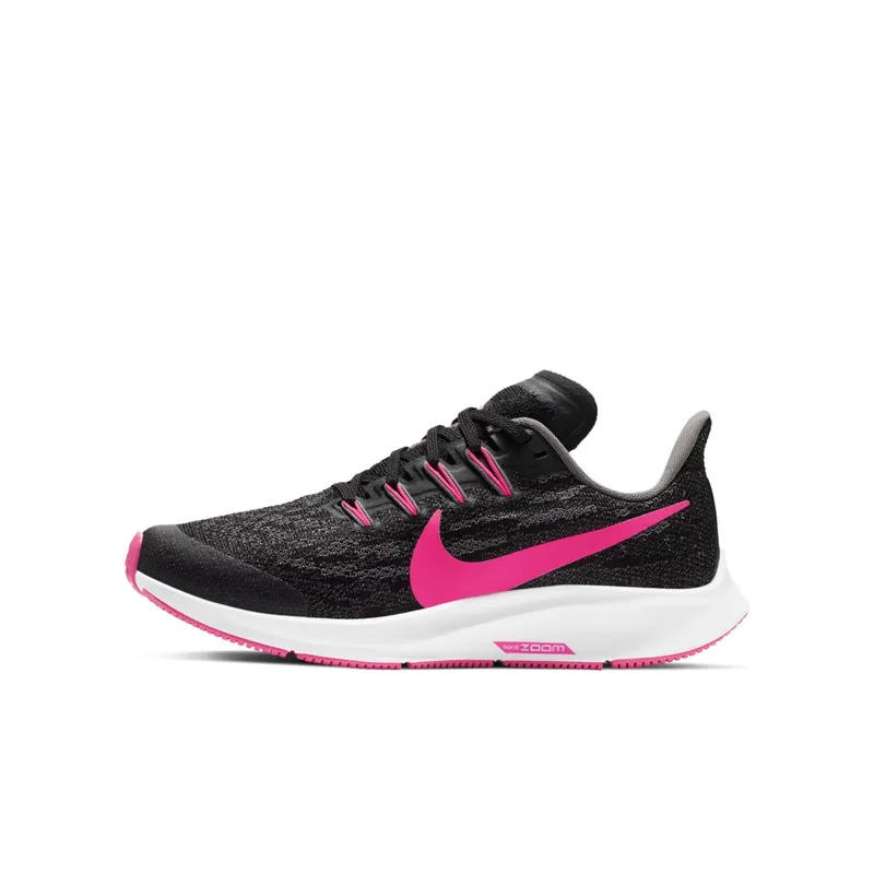 Nike Air Zoom Pegasus 36 Black Hyper Pink (GS) Black/Hyper Pink-Gunsmoke-White (AR4149-062)