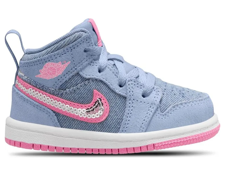 Jordan 1 Mid SE Denim Sequin (HQ2000-400)