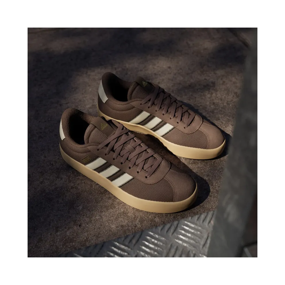 Adidas VL COURT 3.0 Shoes Earth Strata / Crystal Linen / Magic Beige (KI2128)