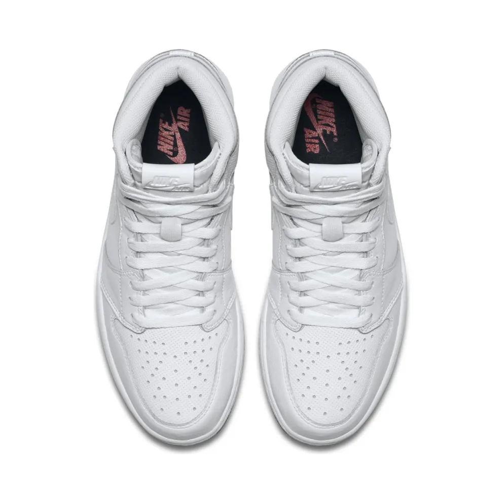 Jordan 1 Retro White Perforated White/Black-White (555088-100)