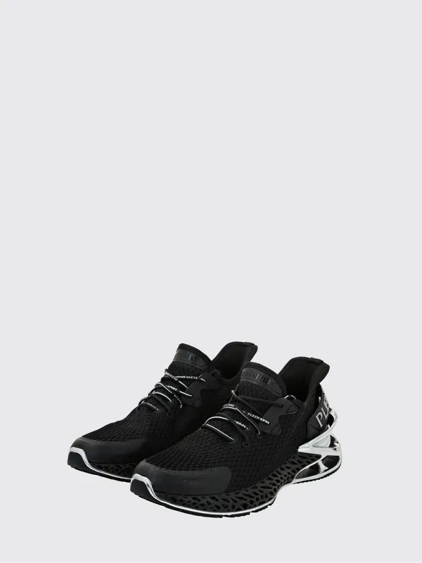 Plein Sport Thunder Force Gen. X-01 Mesh Low-Top Sneakers Black (FABSUSC0335PTE003N0291)