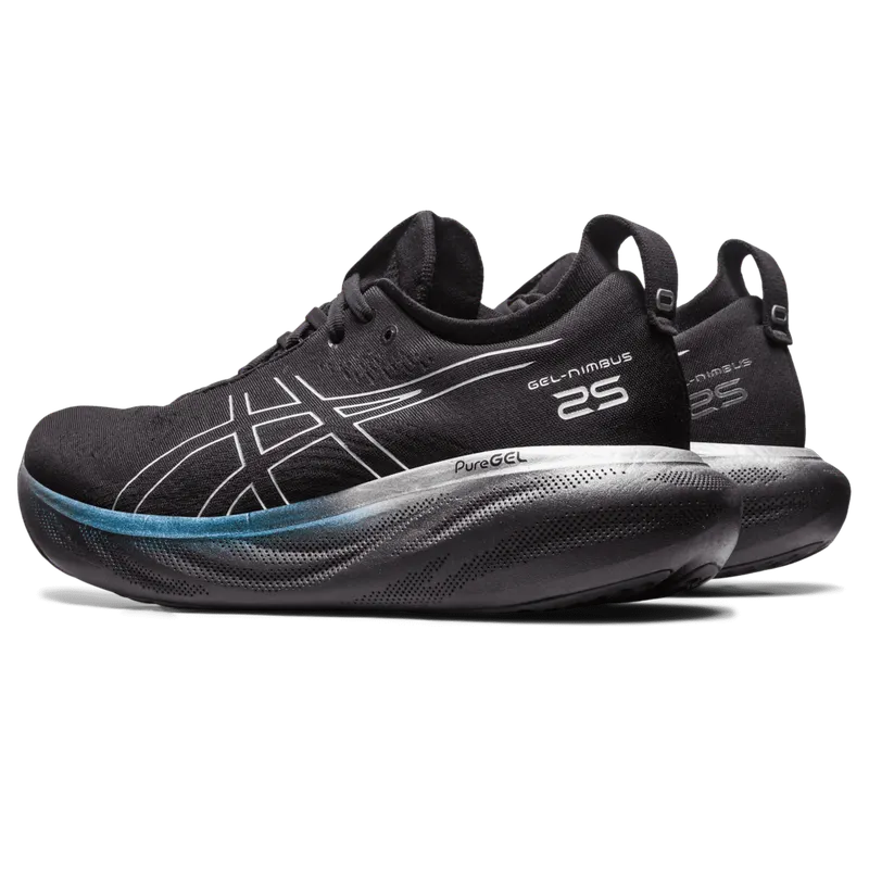 Asics GEL-NIMBUS 25 PLATINUM Black/Pure Silver (1011B616.001)