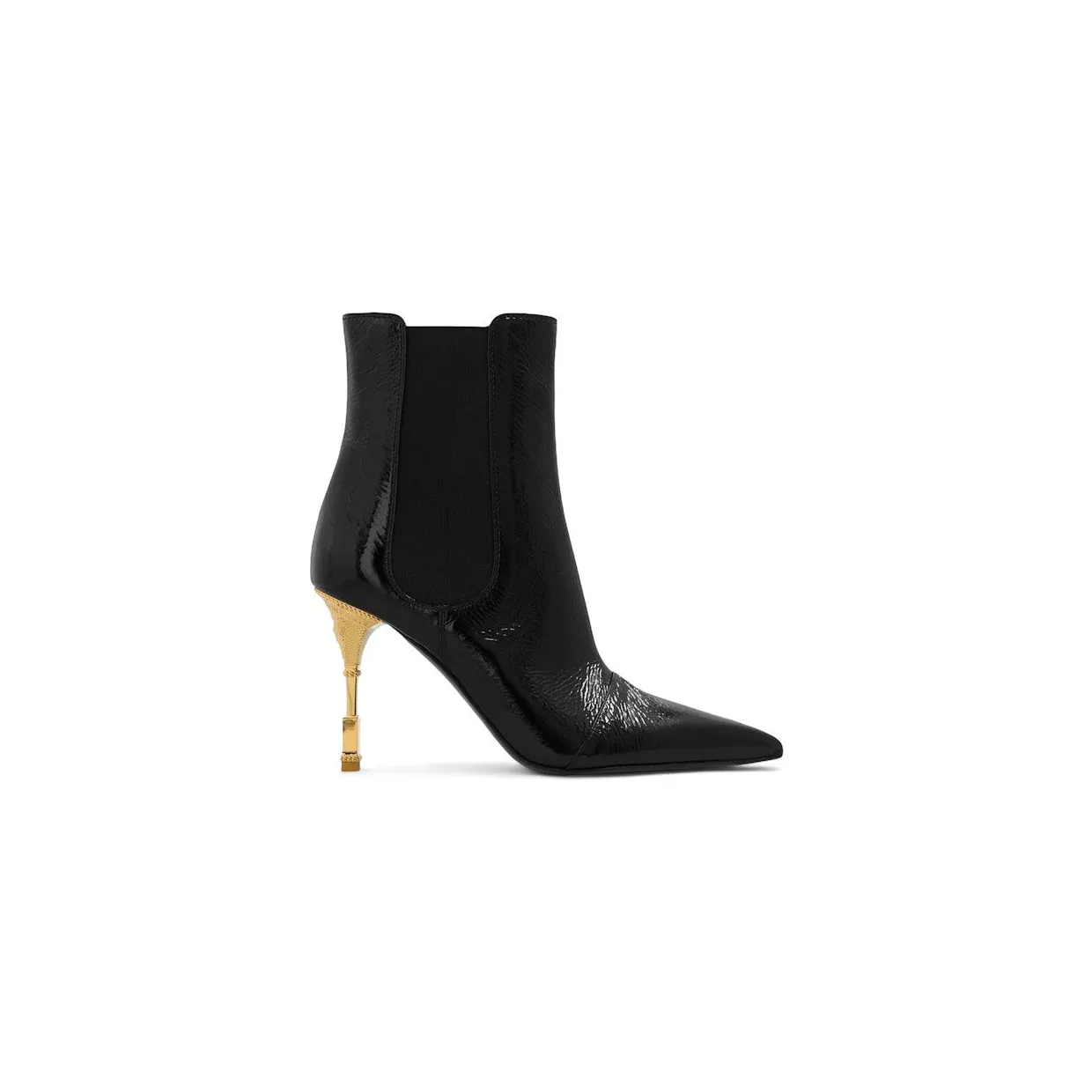 Balmain Moneta Leather Ankle Boots Black (BN1TA807LSHK0PA)