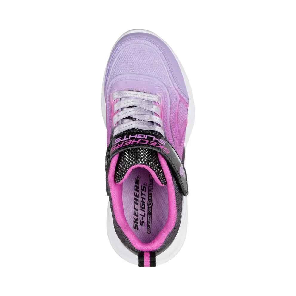 Skechers S-Lights Sola Glow “Color Breeze” (303713LBKMT)