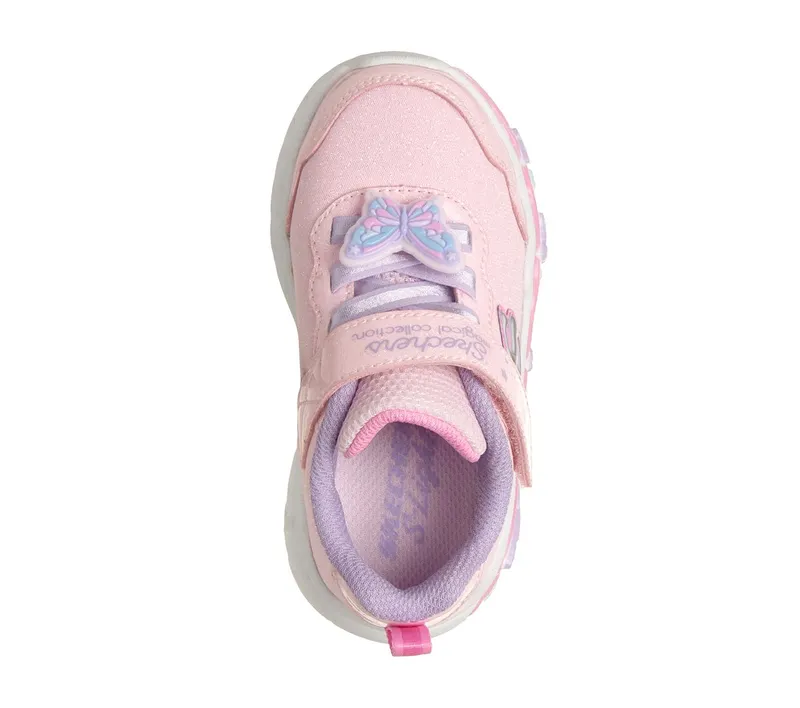 Skechers S-Lights: Lil Butterfly Bliss Sneaker Licht Pink