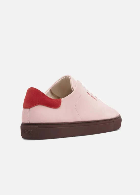 Axel Arigato Clean 90 Sneaker “Light Pink,Red” (F4625002)