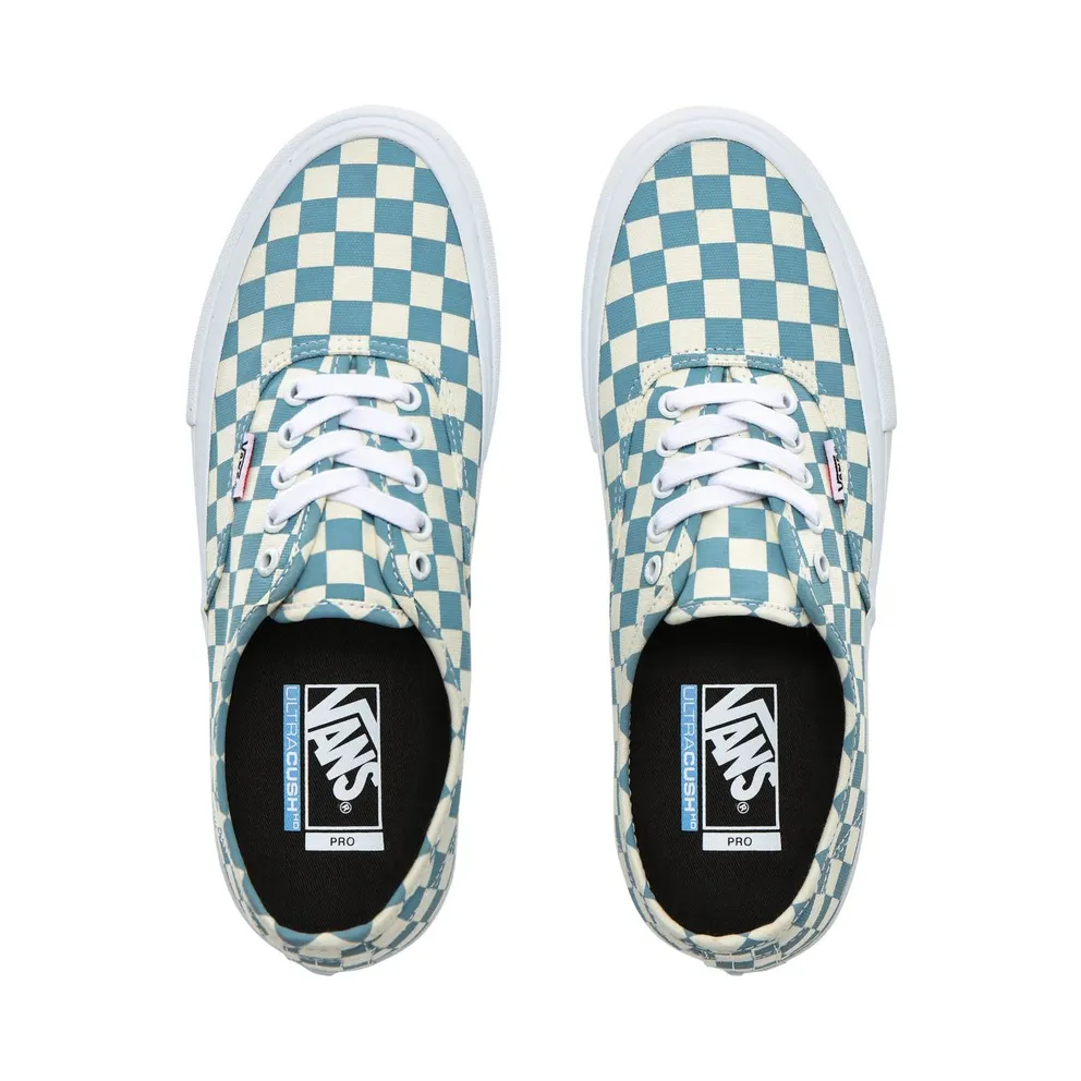 VANS Checkerboard Authentic Pro Shoes (Blue)