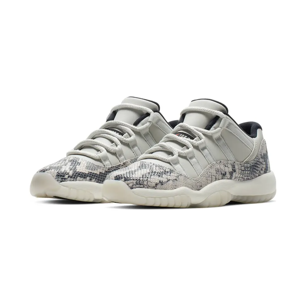 Jordan 11 Retro Low Snake Light Bone (GS) Light Bone/Smoke Grey-White-Black (CD6847-002)