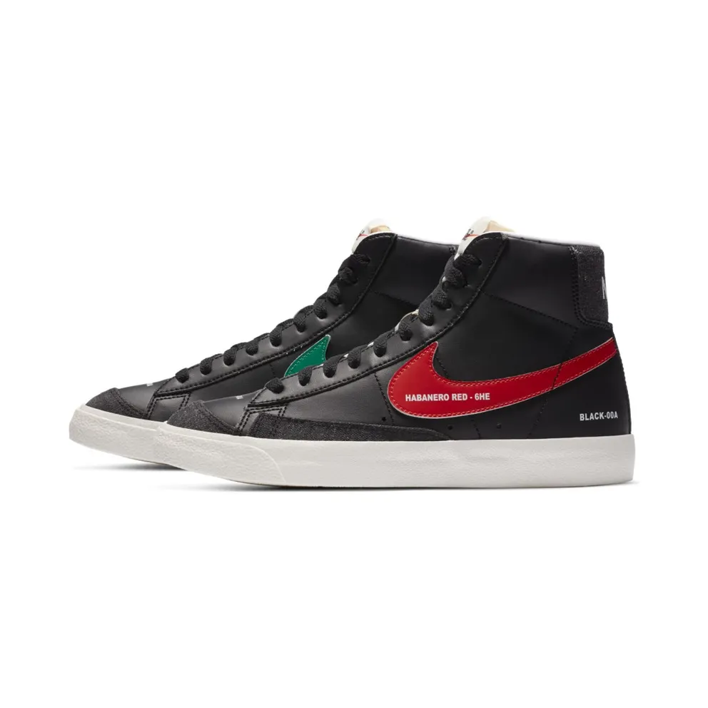 Nike Blazer Mid 77 Color Code Black (W) Black/Blue-Red-Green (DA2142-046)