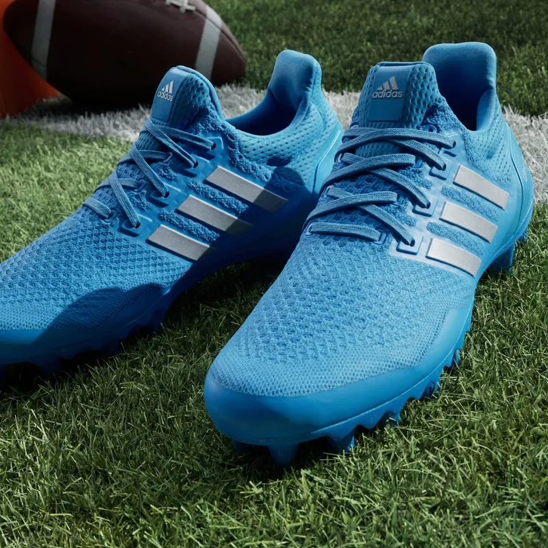 adidas Ultra Boost Football Cleats Solar Blue Silver Metallic (JP7412)