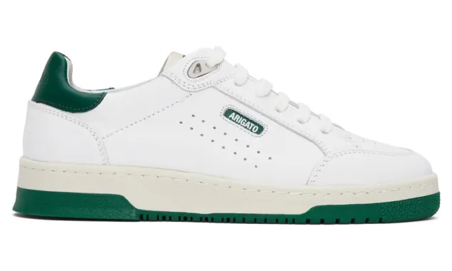 Axel Arigato White and Green Clean 180 Sneakers (28585)