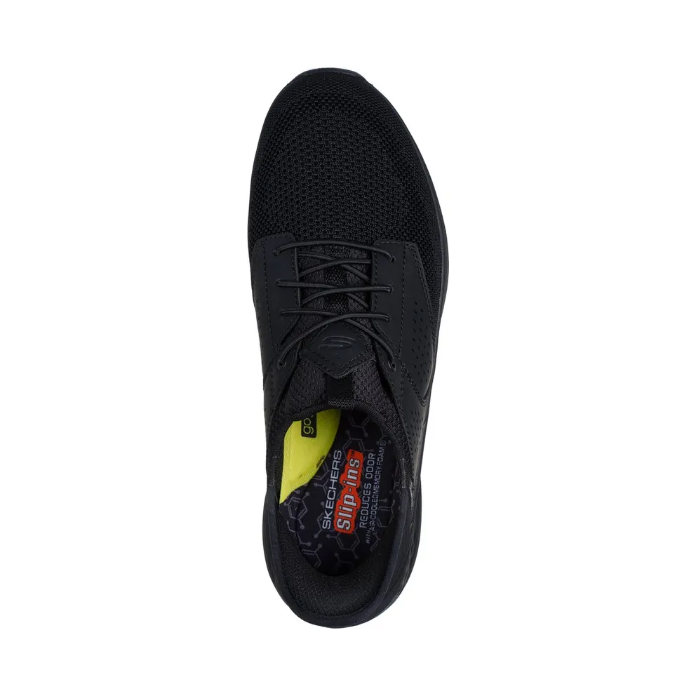 Skechers Slip-ins Relaxed Fit: Slade “Caster Sneaker Black” (210889BBK)