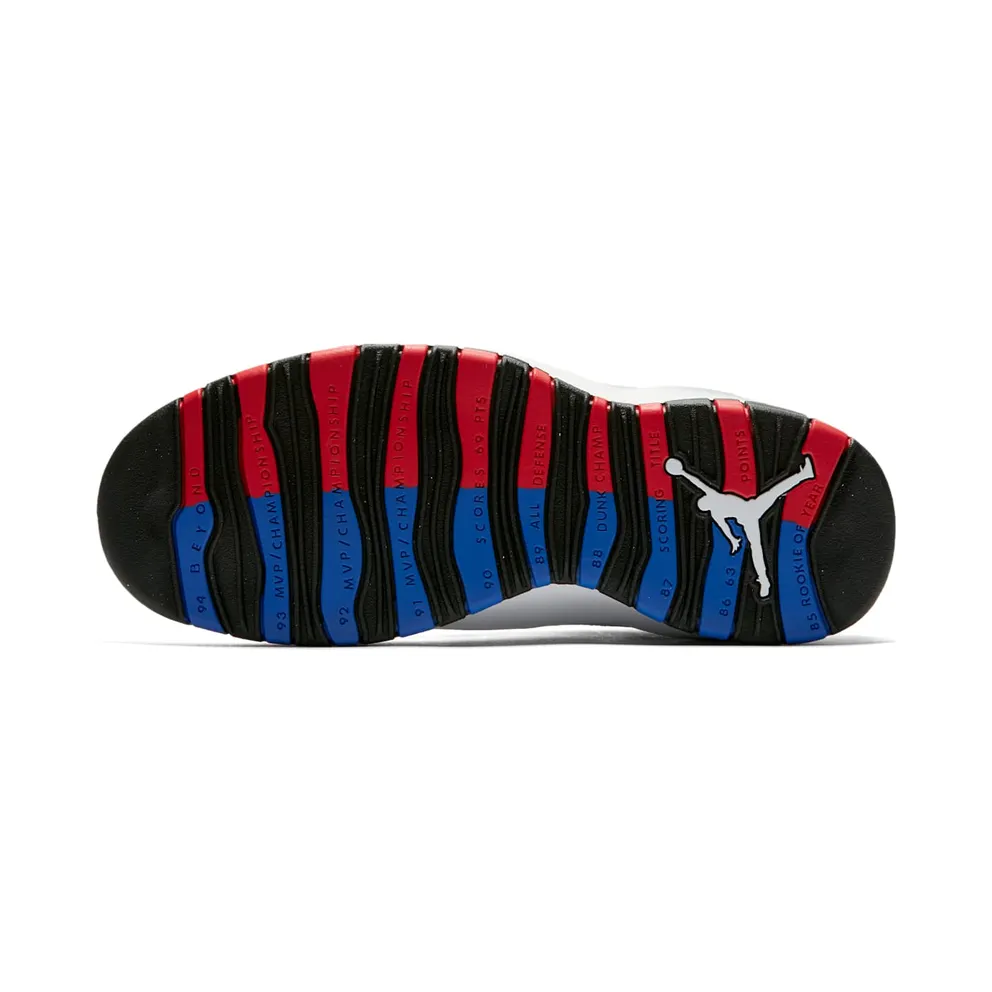 Jordan 10 Retro Russell Westbrook Class of 2006 White/Black-University Red-Hyper Royal (310805-160)