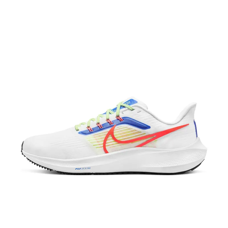 Nike Air Zoom Pegasus 39 White Crimson Racer Blue (DX3354-100)