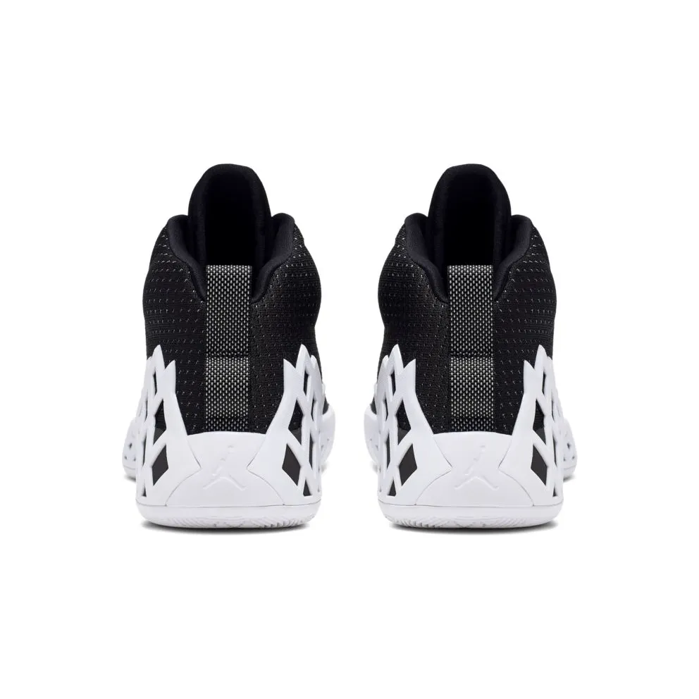 Jordan Jumpman Diamond Mid Black White Black/Metallic Silver-White (CI1204-001)