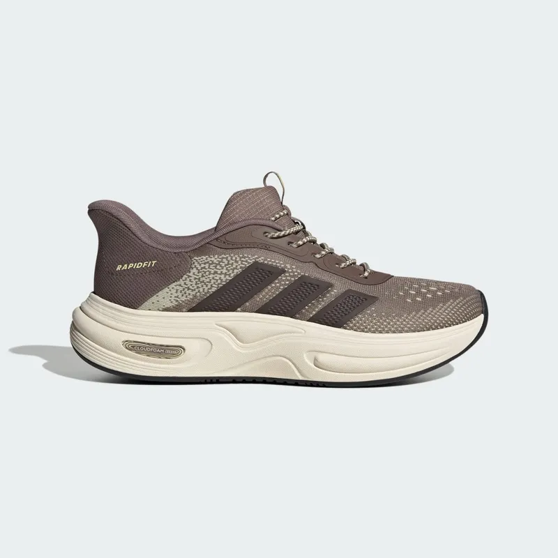 Adidas CLOUDFOAM CUXXION RAPIDFIT Shoes Trace Brown / Dark Brown / Dual Yellow (KI9608)