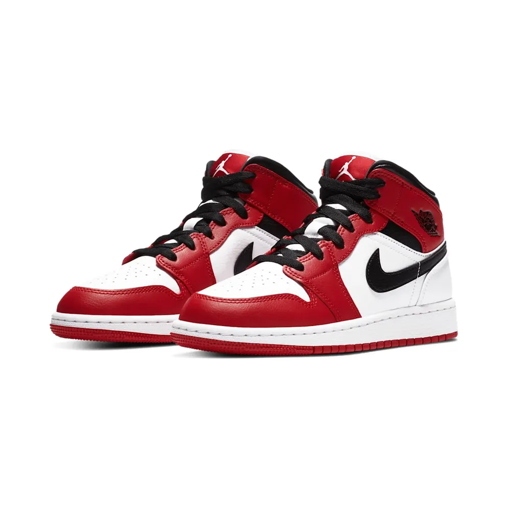 Air Jordan 1 Mid ‘Chicago’ (GS) (2020) (554725-173)