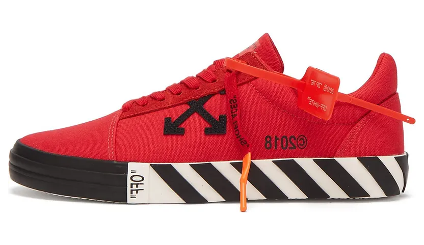 Off-White Vulc Low Top Sneakers Red (OMIA085R198000162000) (2)