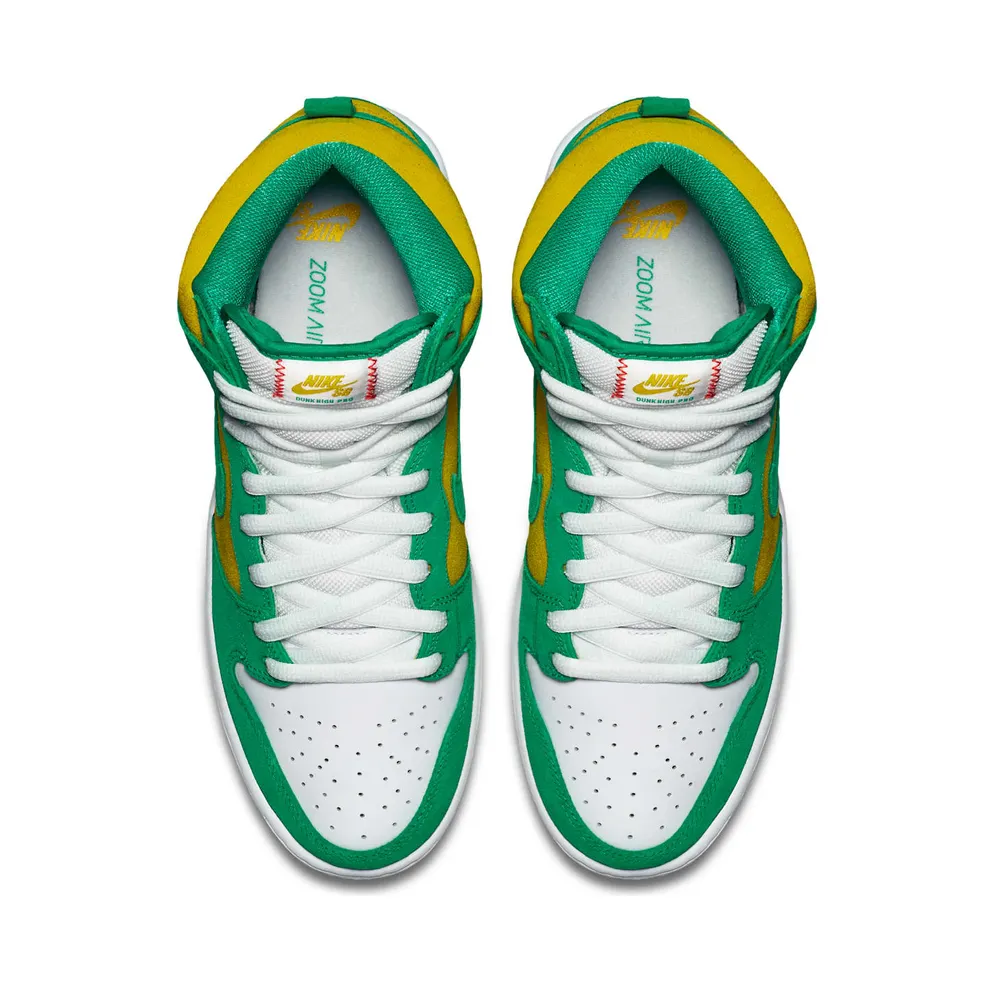 Nike Dunk SB High Oakland Athletics Stadium Green/Stadium Green-Black-Speed Yellow (305050-337)
