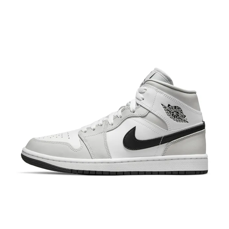 Air Jordan 1 Mid Light Smoke Grey – “White / Light Smoke Grey” (BQ6472-015)