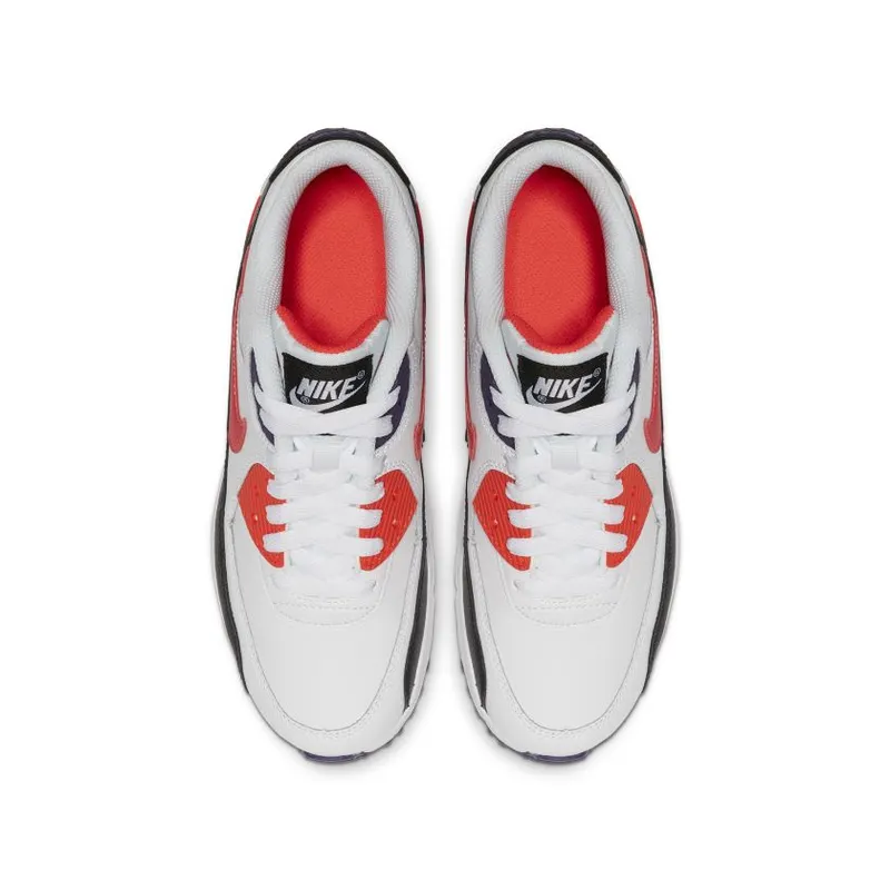 Nike Air Max 90 LTR White Crimson (GS) White/Crimson/Black (833412-117)