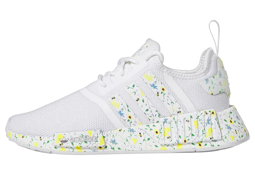 Adidas NMD R1 GS “Cloud White / Multicolor” (IG7296)