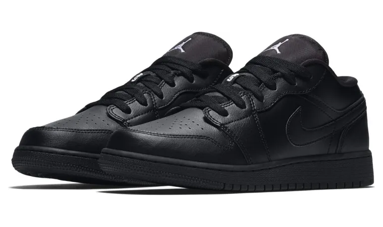 Air Jordan 1 Low GS Black (553560-006)