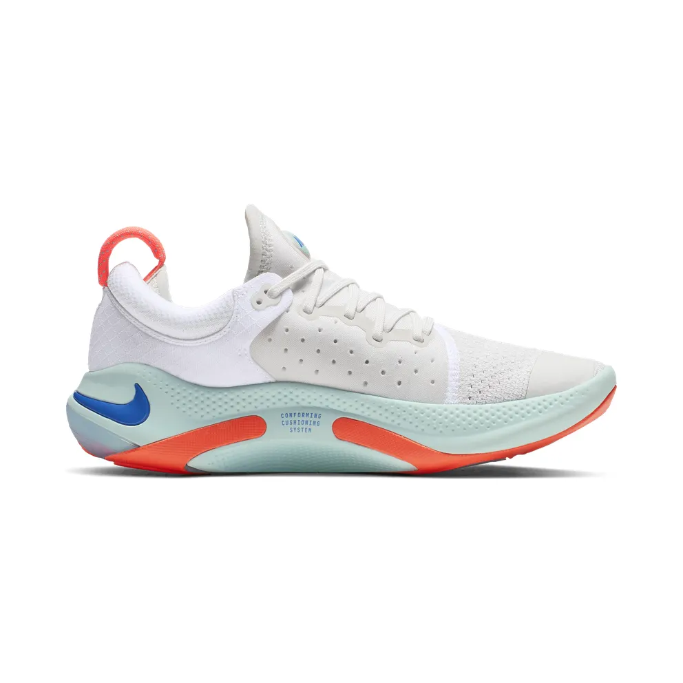 Nike Joyride Run Flyknit White Bright Mango Racer Blue (W) White/Platinum Tint-Bright Mango-Racer Blue (AQ2731-100)