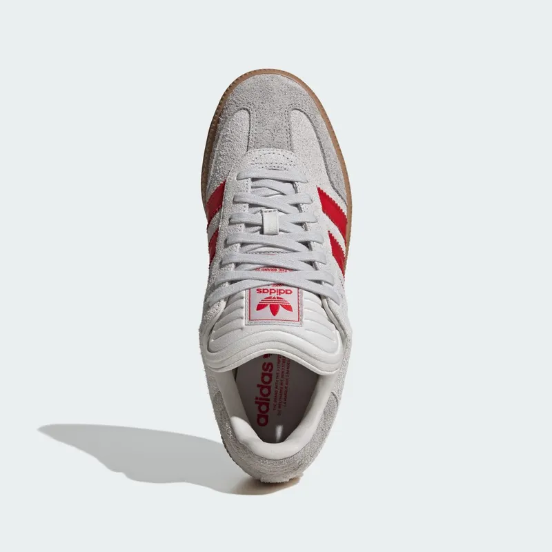 adidas Samba XLG Grey One Better Scarlet Gum (JS3826)