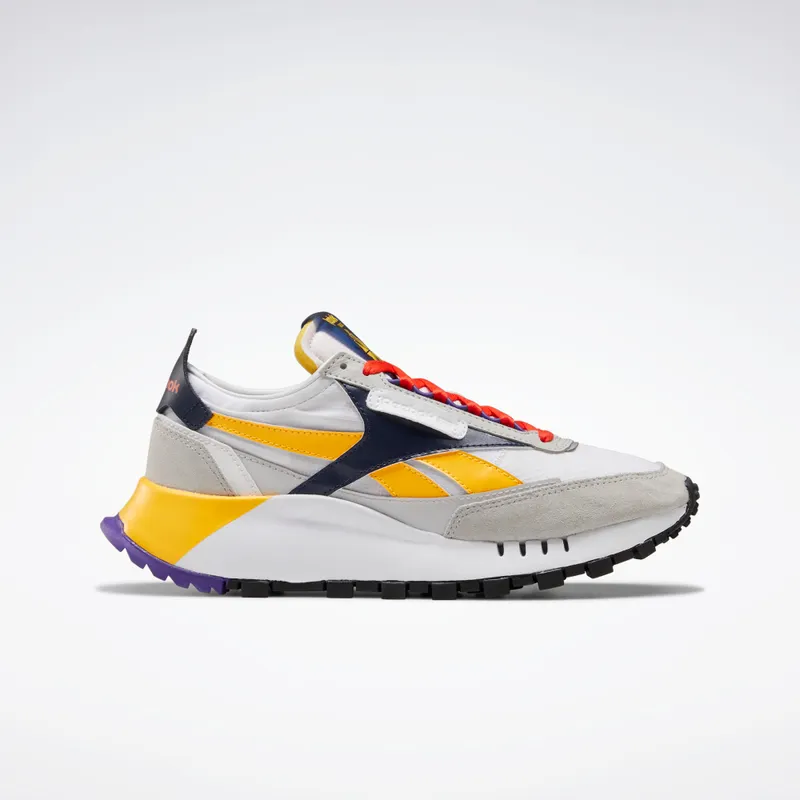 Reebok Classic Leather Legacy Snowy Grey / Solar Gold / Ultra Violet (FY7376)
