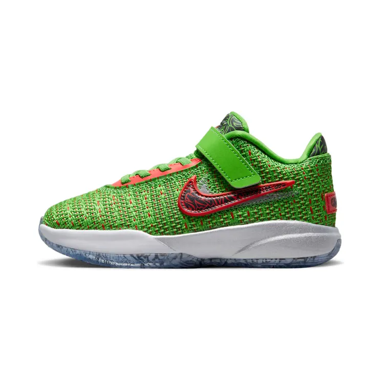 Nike LeBron 20 Stocking Stuffer “Green Apple / University Red / Bright Crimson / Reflect Silver” (DQ8649-300)