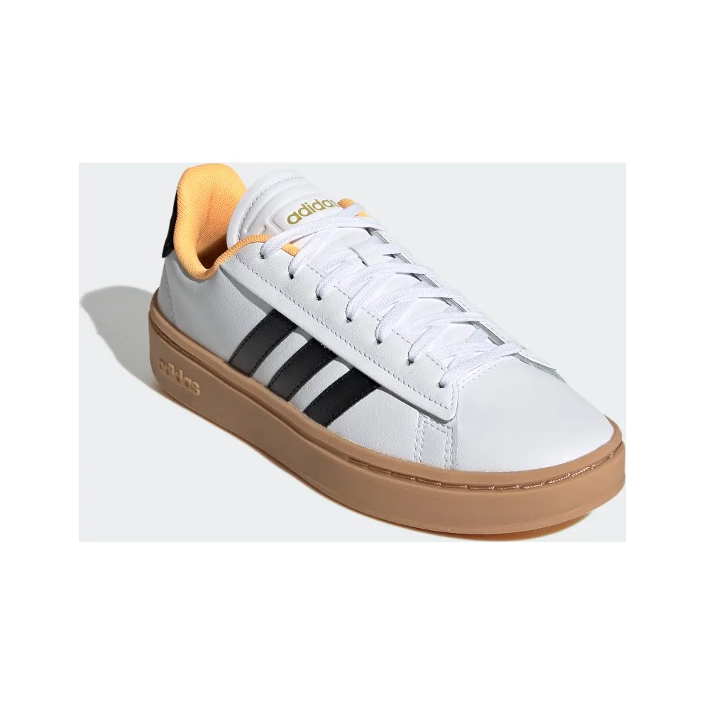Adidas Grand Court Alpha Cloud White / Core Black / Flash Orange (GX8165)